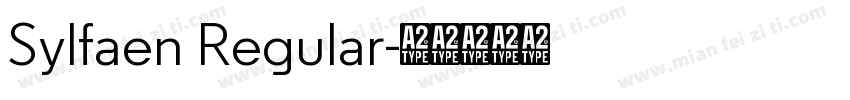Sylfaen Regular字体转换